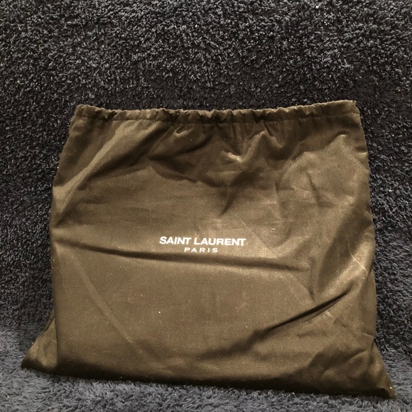 SAINT LAURENT Chyc "Y" Leather Clutch NWT - Picture 6 of 10